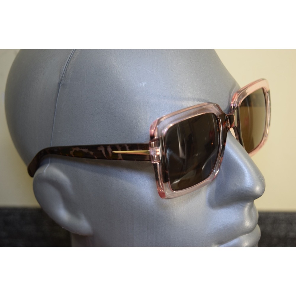 BCBGeneration BG1022 651 #3 Tortoise Brown Clear Gradient OVERSIZE Sunglasses